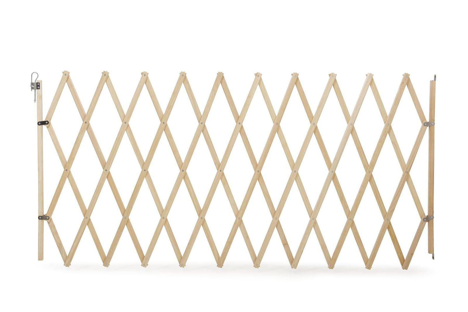 Bettacare Expandable Pet Barrier XL, 60cm - 230cm, Natural, Wooden, Retractable Dog Safety Gate, ... | Amazon (UK)