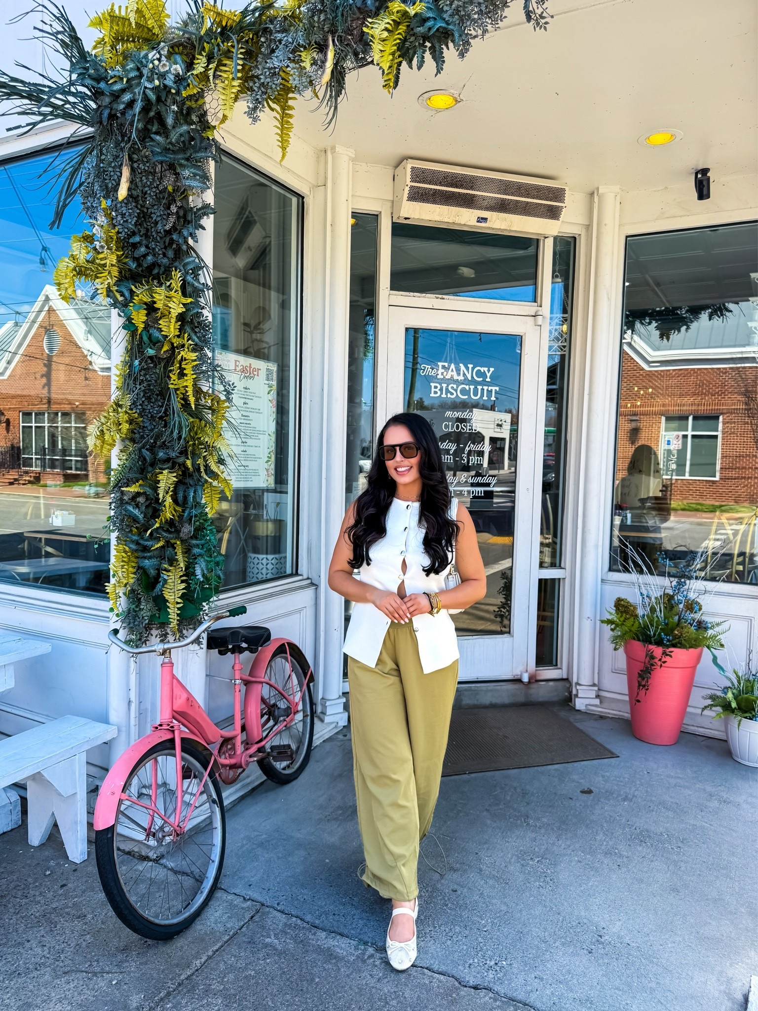 Wearing a medium in the Amazon balloon pants and gold button front top #founditonamazon

#LTKSaleAlert #LTKootd