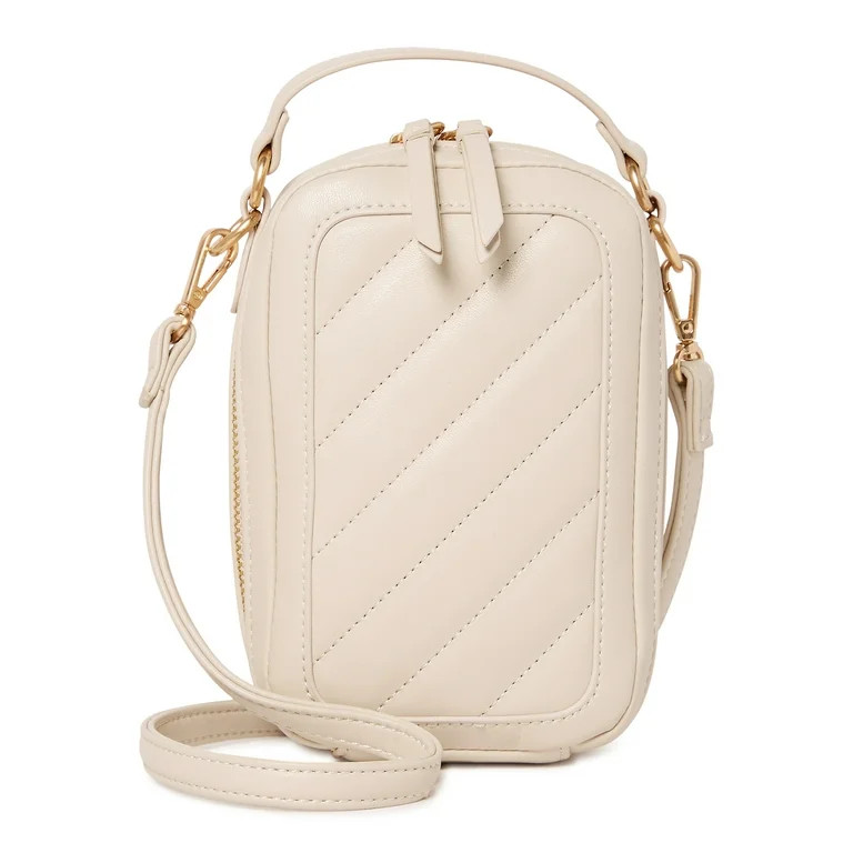 Time and Tru Women's Meghan Cellie Wallet on a String Papyrus Beige | Walmart (US)