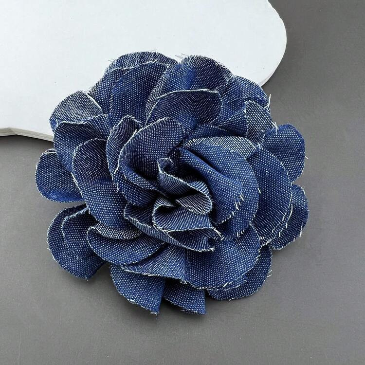 Denim bloem broche | SHEIN