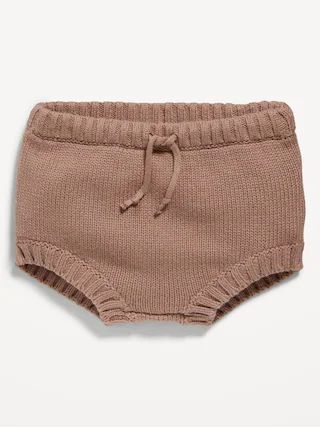 Sweater-Knit Organic-Cotton Bloomer Shorts for Baby | Old Navy (US)