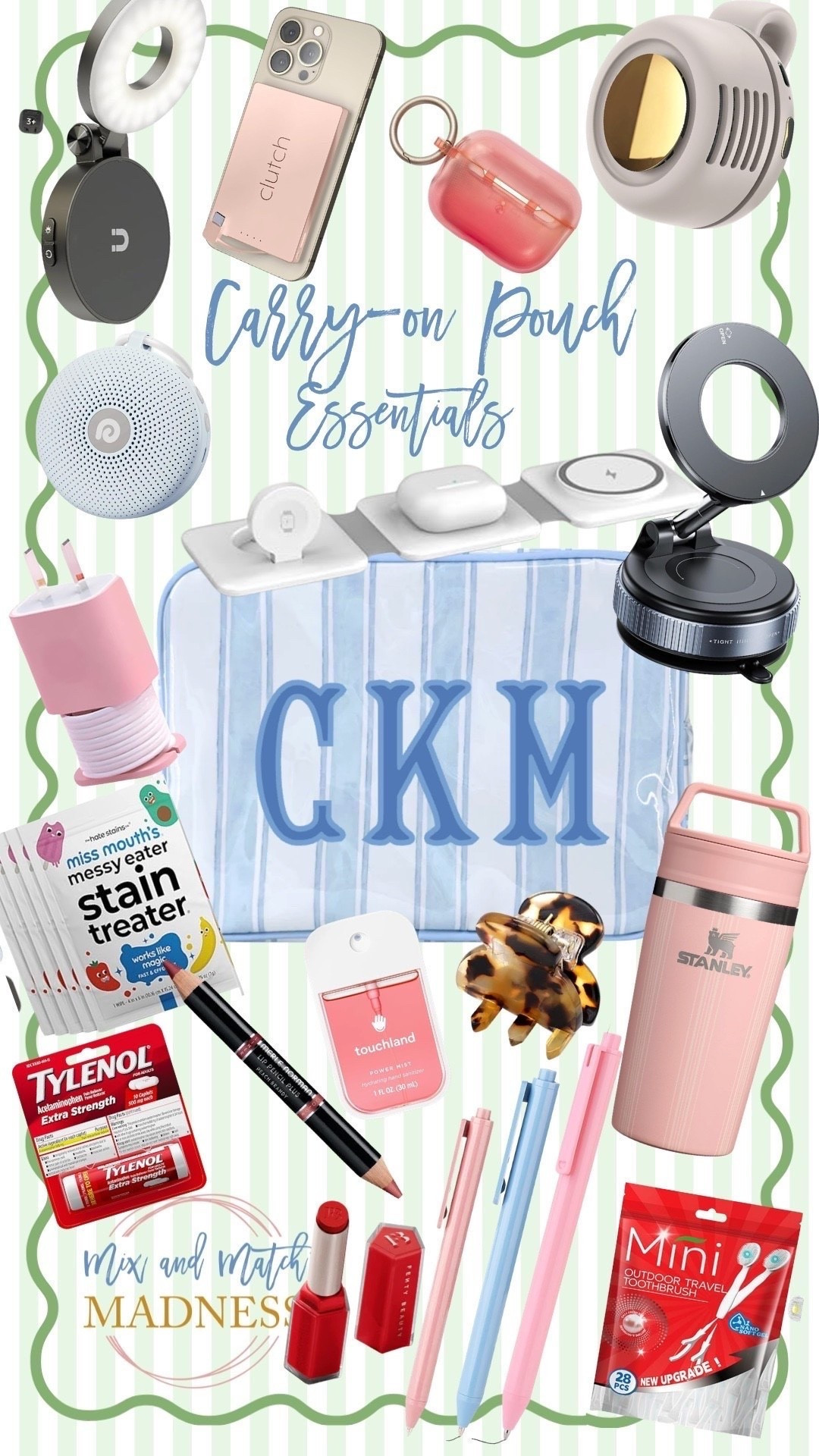 Soooo many questions about my recent travel essentials!! This is everything I pack in my pouch and it lives in my carry-on bag. Must haves! 

*code Catherine10 at Sprinkled with Pink

#LTKdayinmylife #LTKmomlife #LTKTravel