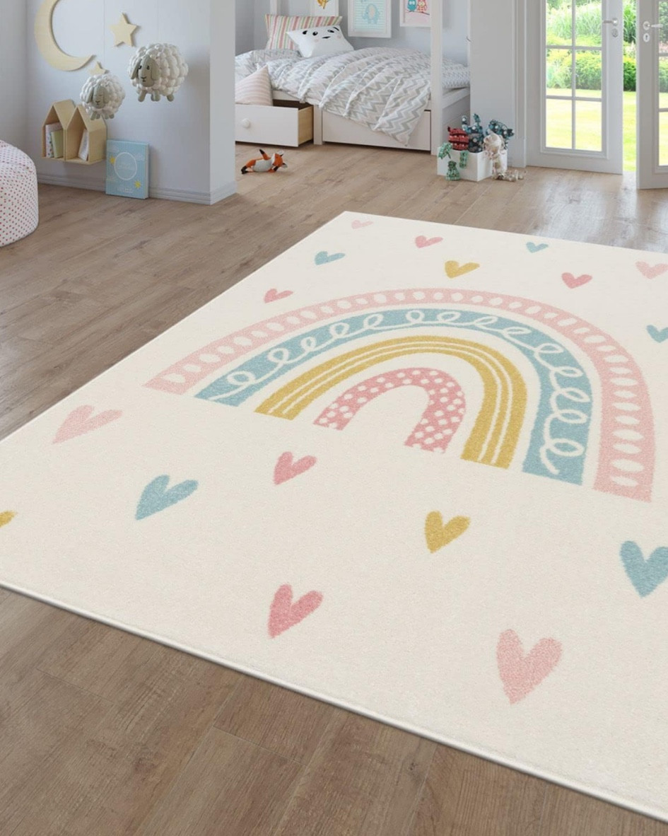 The most adorable, high-quality kids rugs  to match almost any type of bedroom decor. 
This sweet rainbow rug with charming hearts is perfect to keep a child’s bedroom or playroom cozy and cute!

#LTKKids #LTKBaby #LTKHome