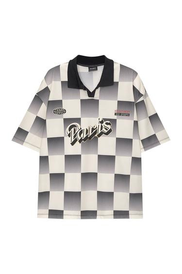 STWD Paris boxy football T-shirt | PULL and BEAR UK