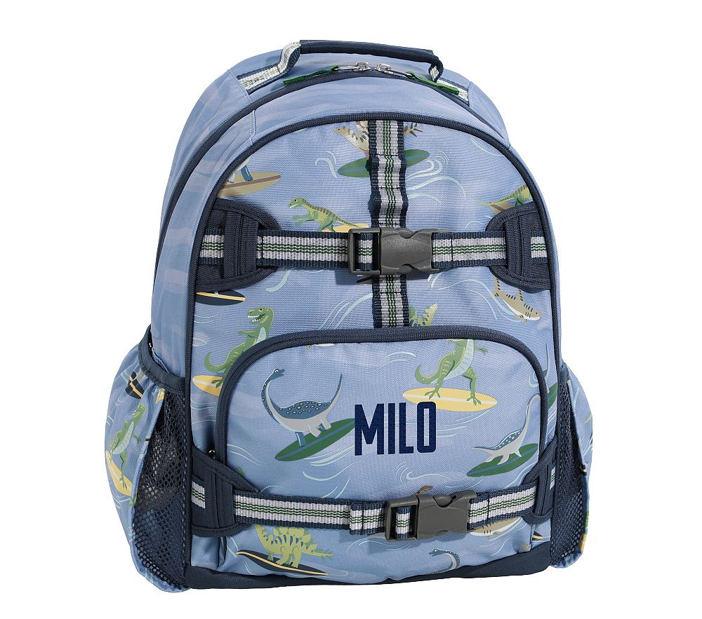 Surfing Dinos Glow-in-the-Dark Mackenzie Backpack | Pottery Barn Kids