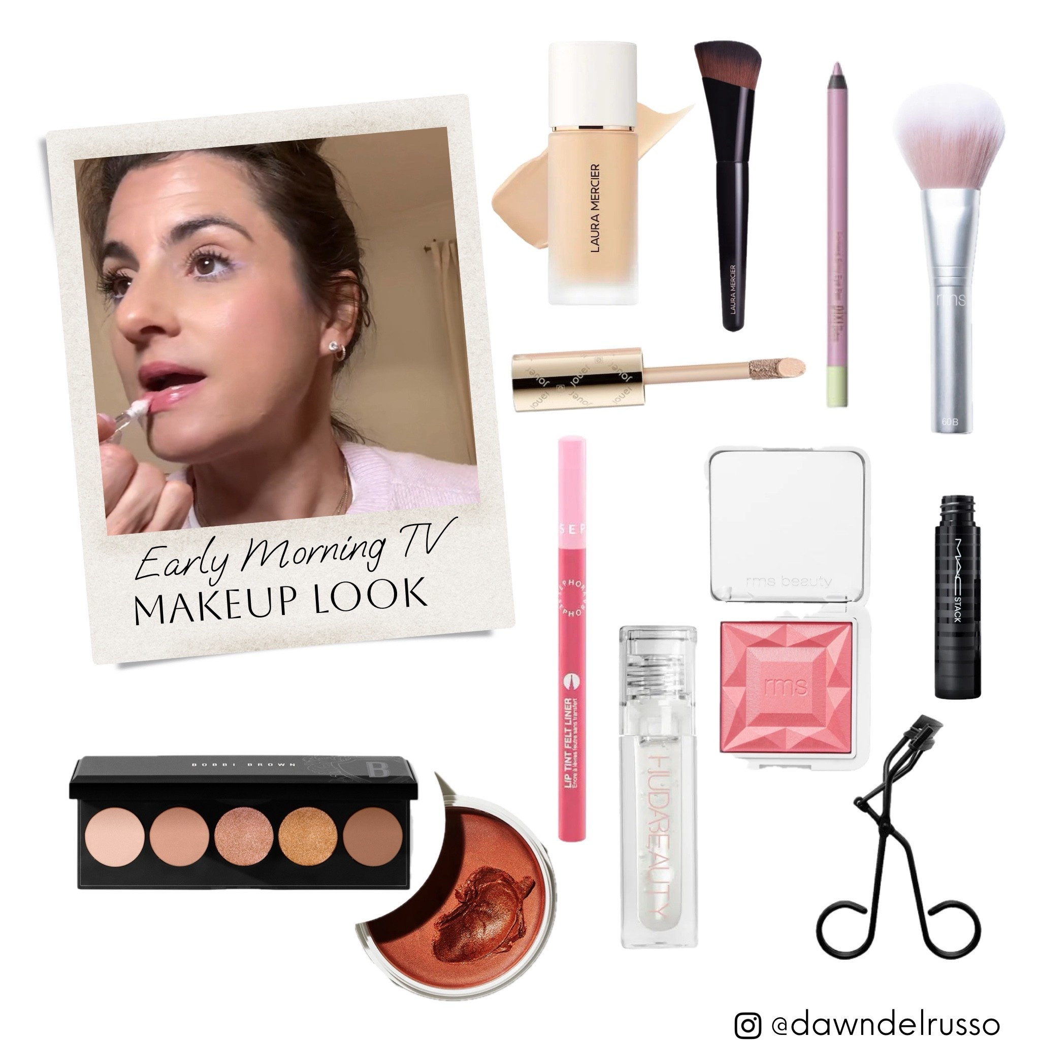 Early morning glowy bright eye makeup look 