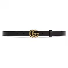 Leather belt with Double G buckle | Gucci (US)