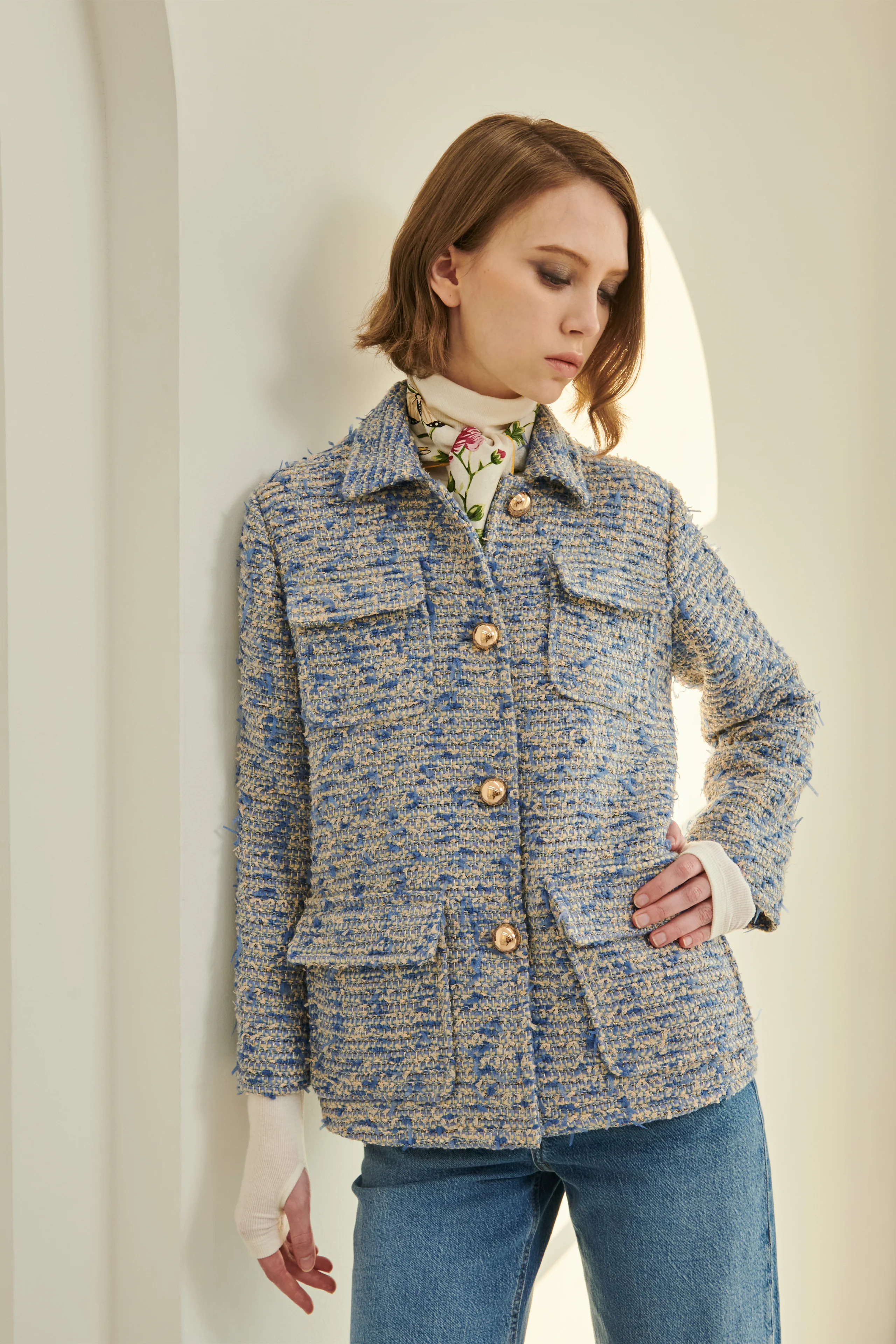 LULA TWEED JACKET | YÉONI.