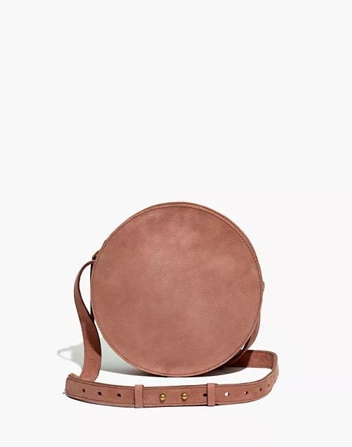 The Simple Circle Crossbody Bag in Nubuck Leather | Madewell