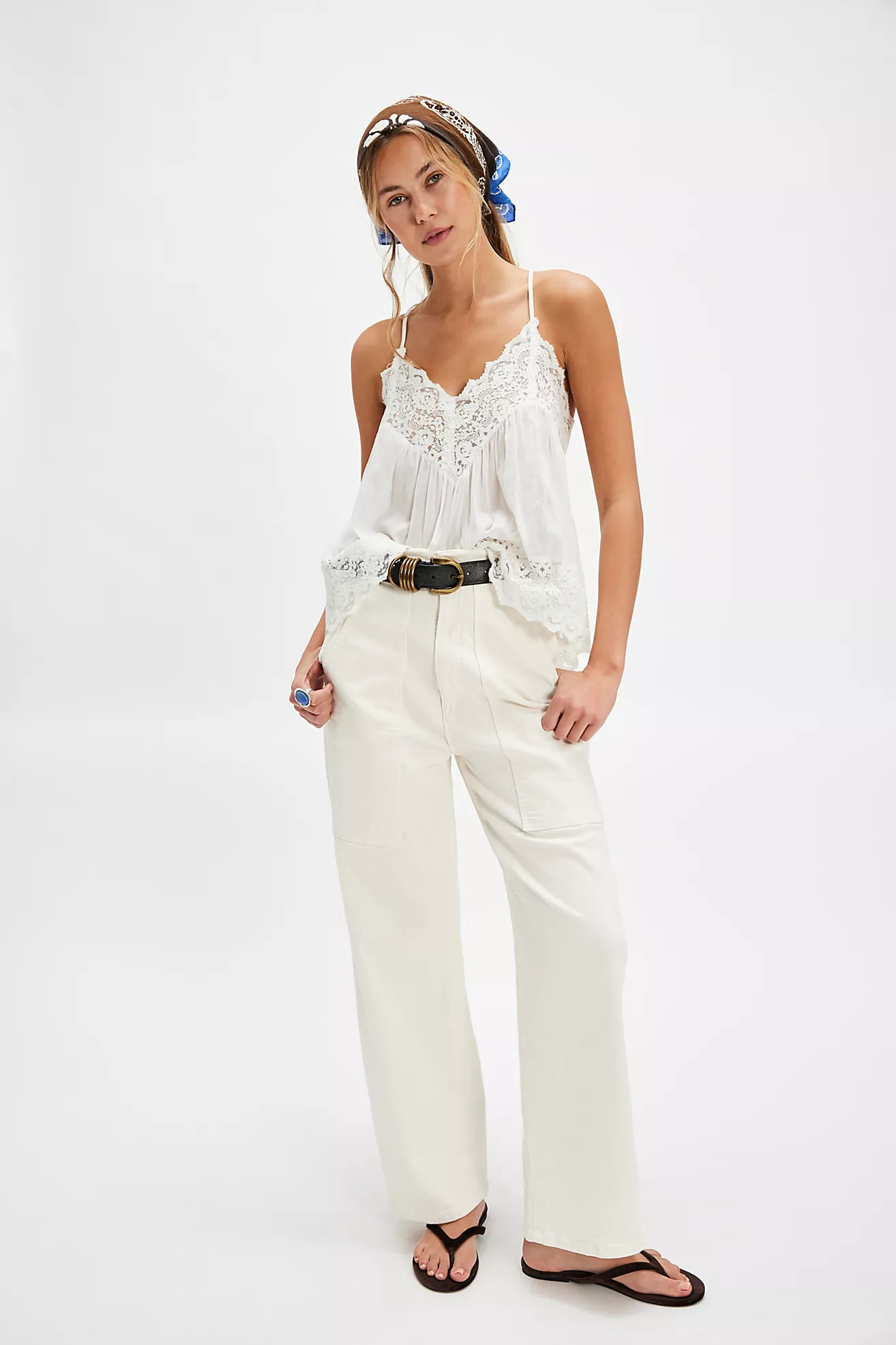 MOTHER The Quartet Breaker Flood Jeans | Free People (Global - UK&FR Excluded)