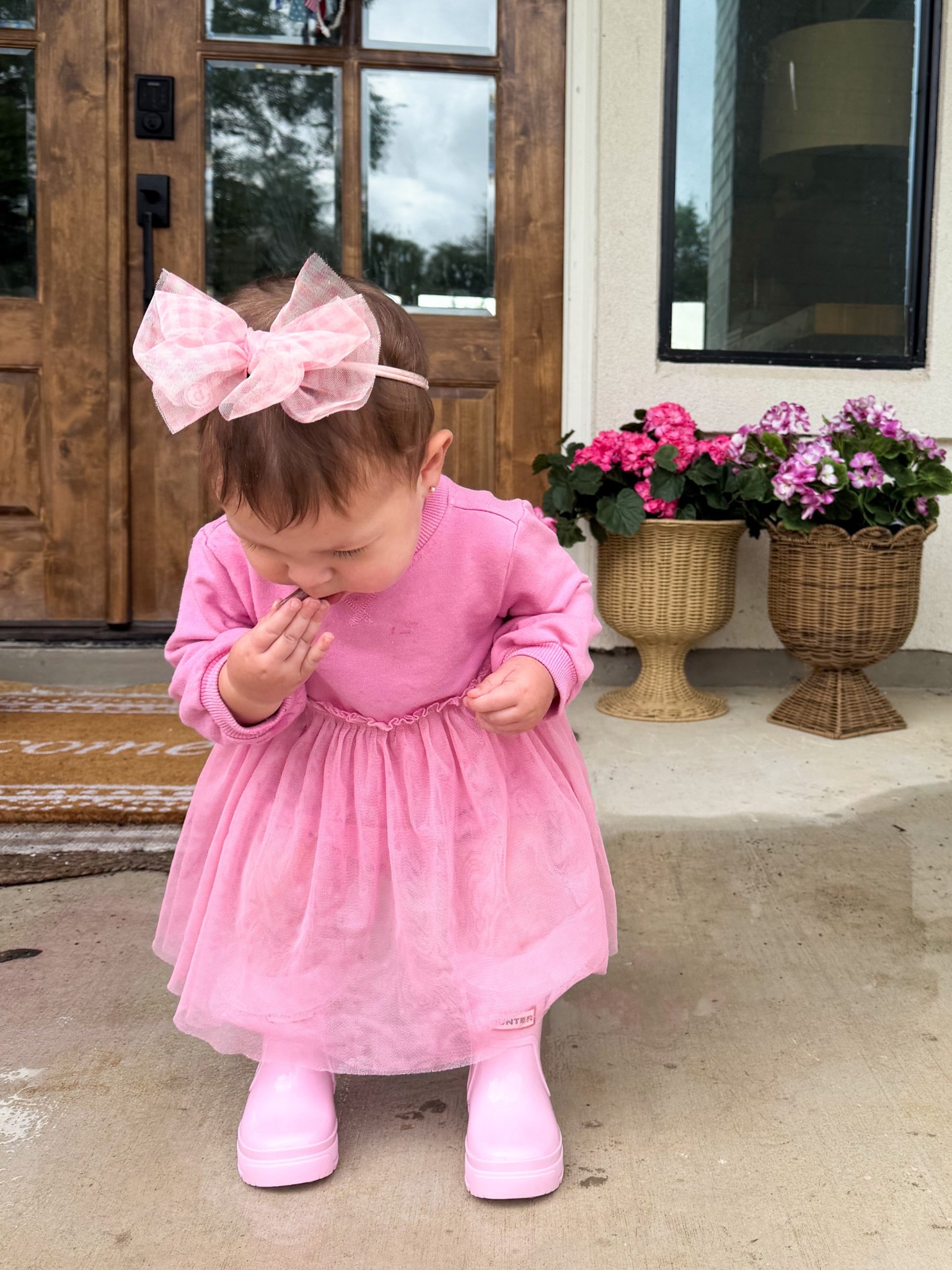 Charley’s outfit today 😍
Bow is from Baby Bling 