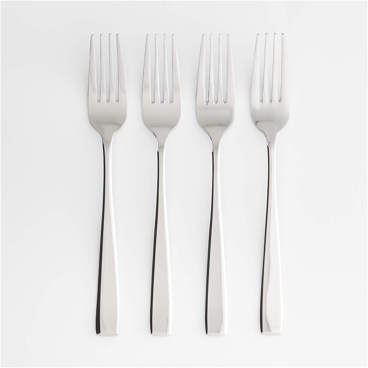 Aspen Dinner Forks, Set of 4 + Reviews | Crate & Barrel | Crate & Barrel