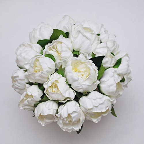 Floral Kingdom 14" Real Touch Latex Artificial Peony Flowers for Floral Arrangements, Bridal Bouq... | Amazon (US)