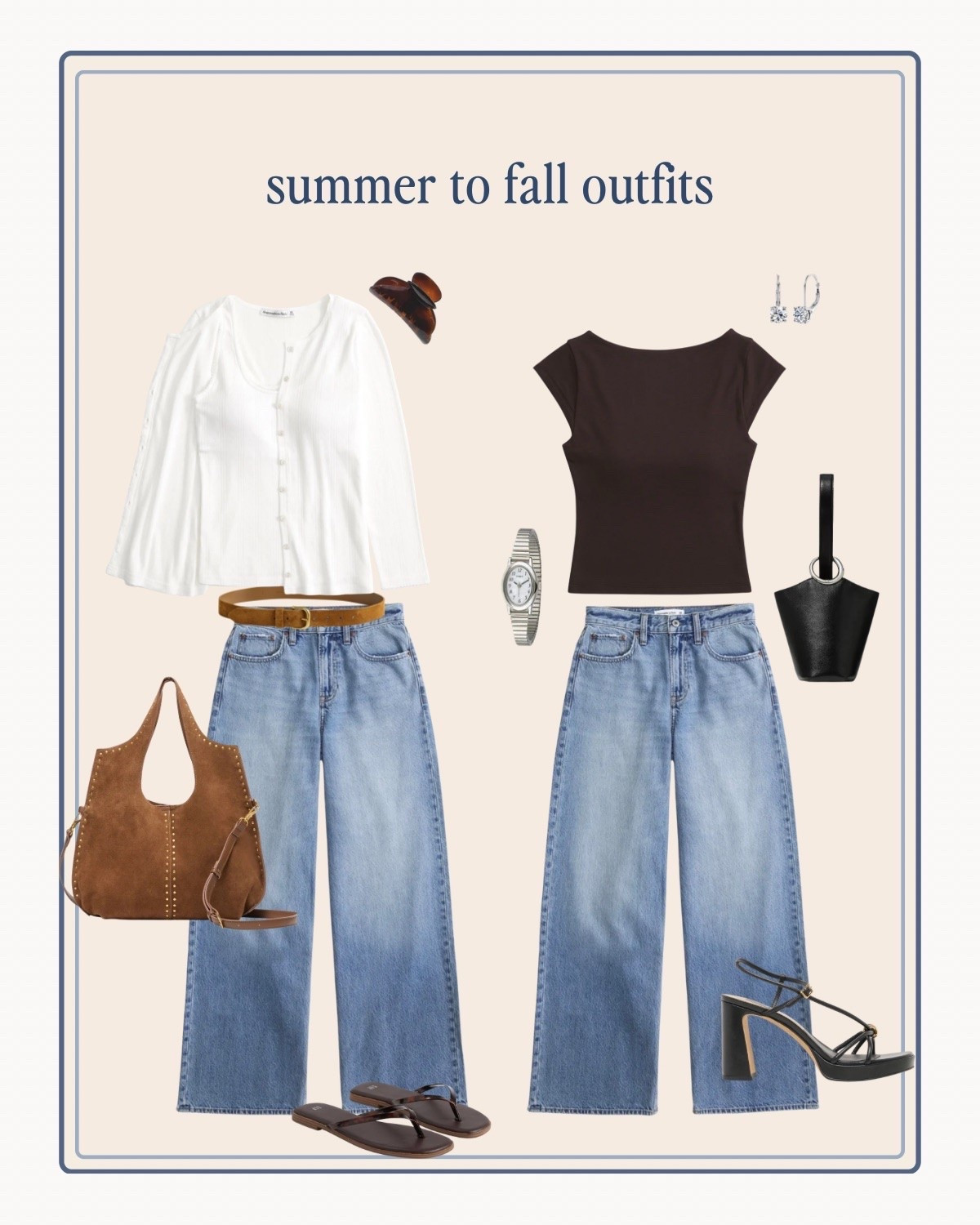 Summer to fall outfits! 

Simple outfits, fall transition outfits, 90s minimal

#LTKootd #LTKSeasonal #LTKSaleAlert