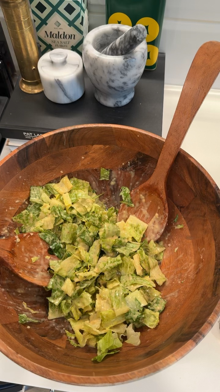 Wood salad bowl

#LTKHome