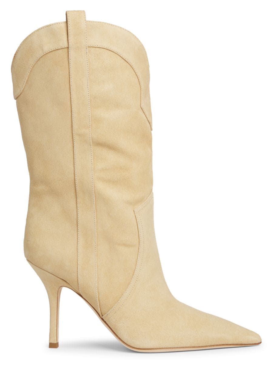 Paloma 95MM Suede Mid-Calf Boots | Saks Fifth Avenue