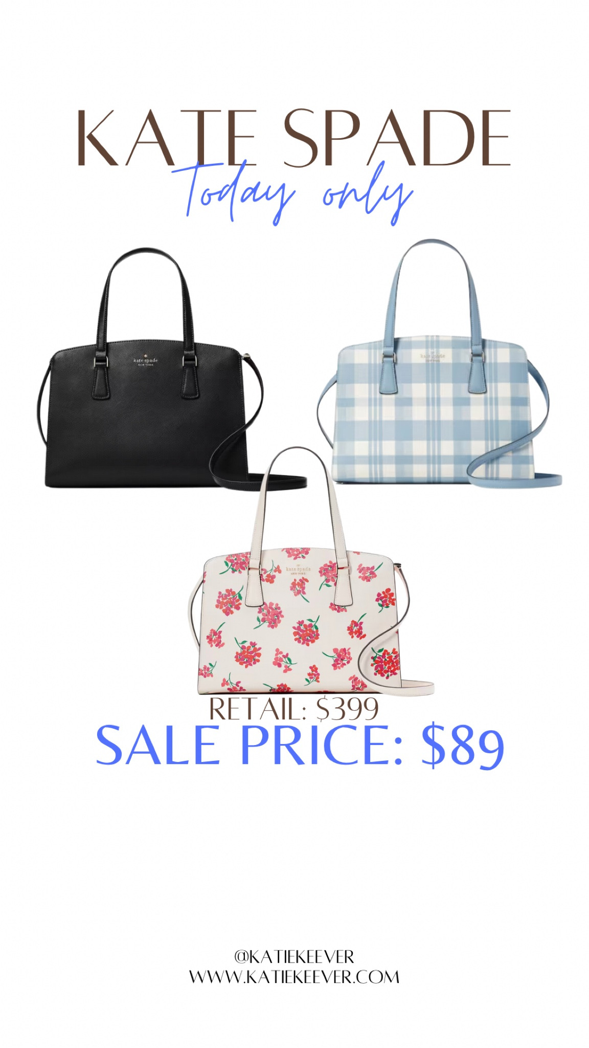 Perry Floral Medium Satchel