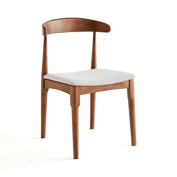 Elements Alva Dining Chair, Natural Fabric | Dunelm (migrated)