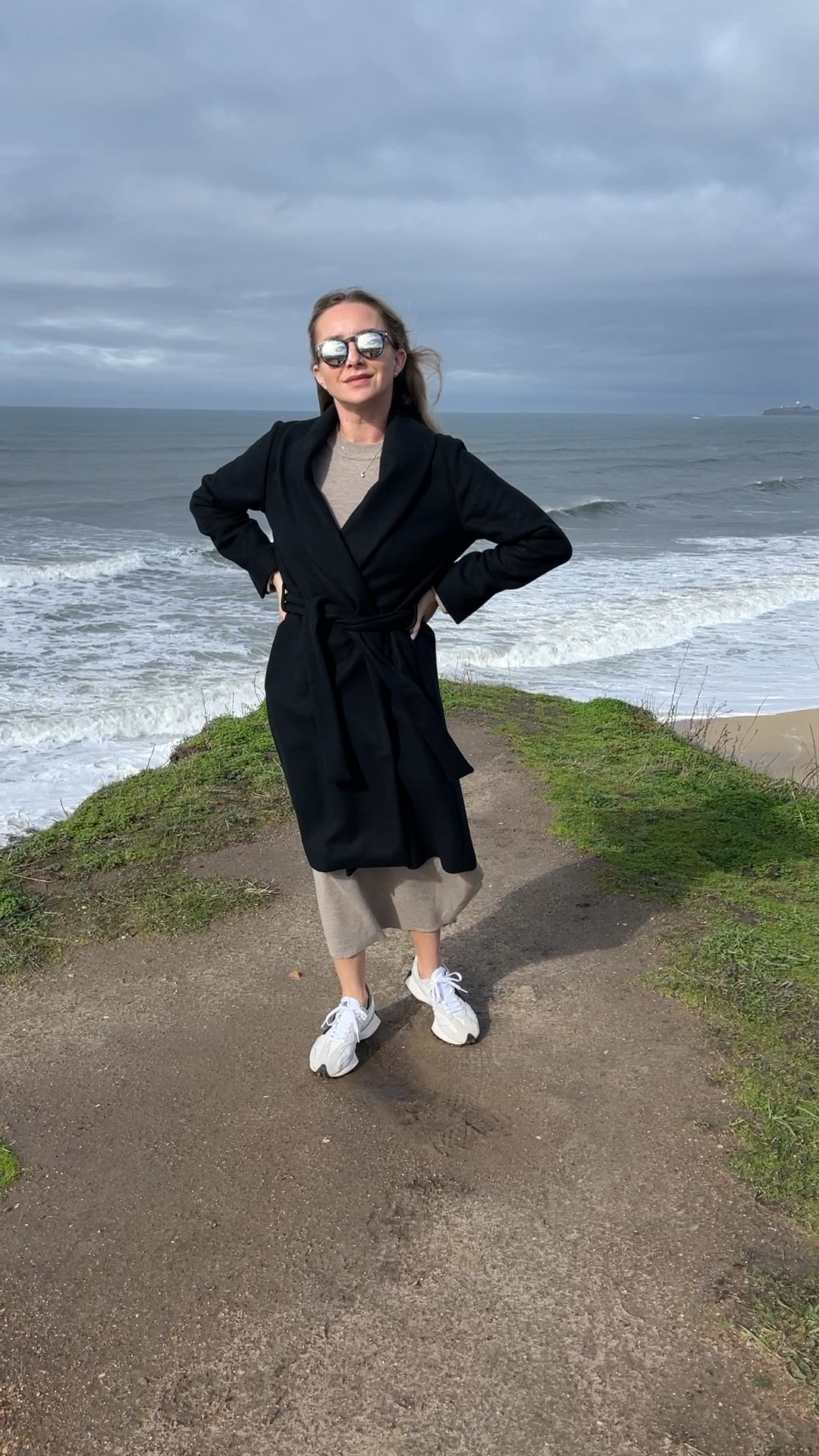 Slightly sunny, decently windy, by the sea. 🌊 

#LTKtravel #LTKfindsunder100 #LTKSeasonal