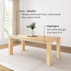 Modern Dining Table - 72 | Plank+Beam
