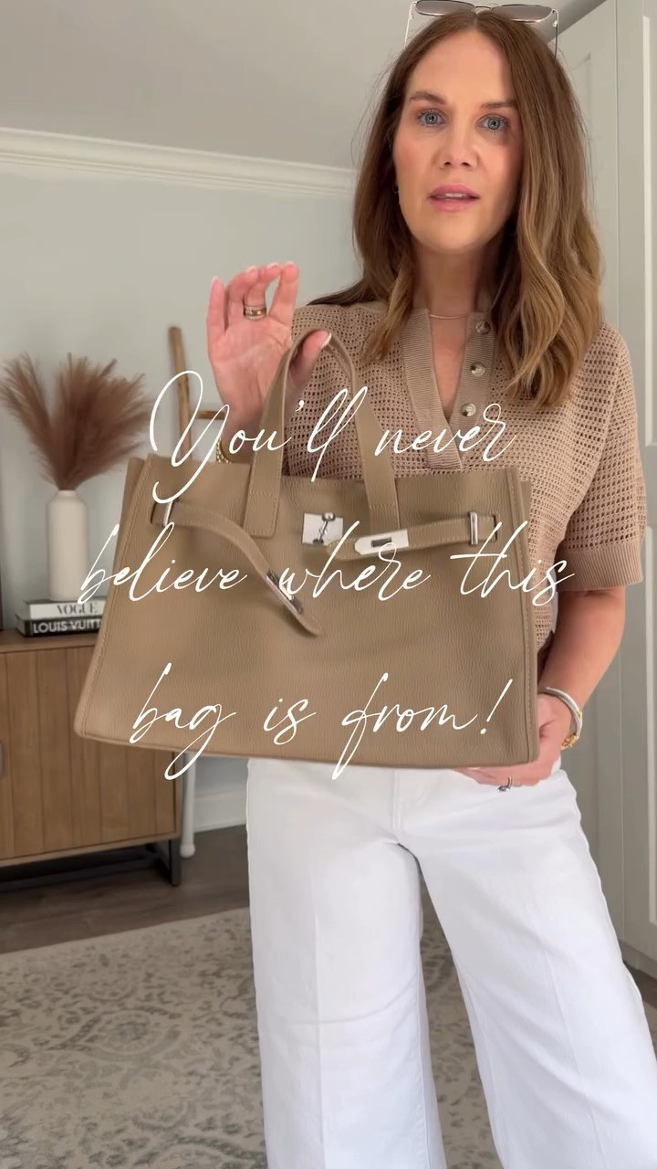 I am blown away. It’s real pebble grain leather and the details are beautiful. I love the silver hardware and this taupe color is so gorgeous. It’s the perfect size for work or just everyday and it comes with a crossbody strap. I just can’t get over the quality and softness of the leather🫶🏼

#designervibes #amazonlookforless #viralfashion #founditonamazonfashion #styleover40

Luxury inspired, style over 40, trending fashion, viral fashion, Hermes inspired, neutral aesthetic, Pinterest outfit

#LTKootd #LTKSaleAlert #LTKTall