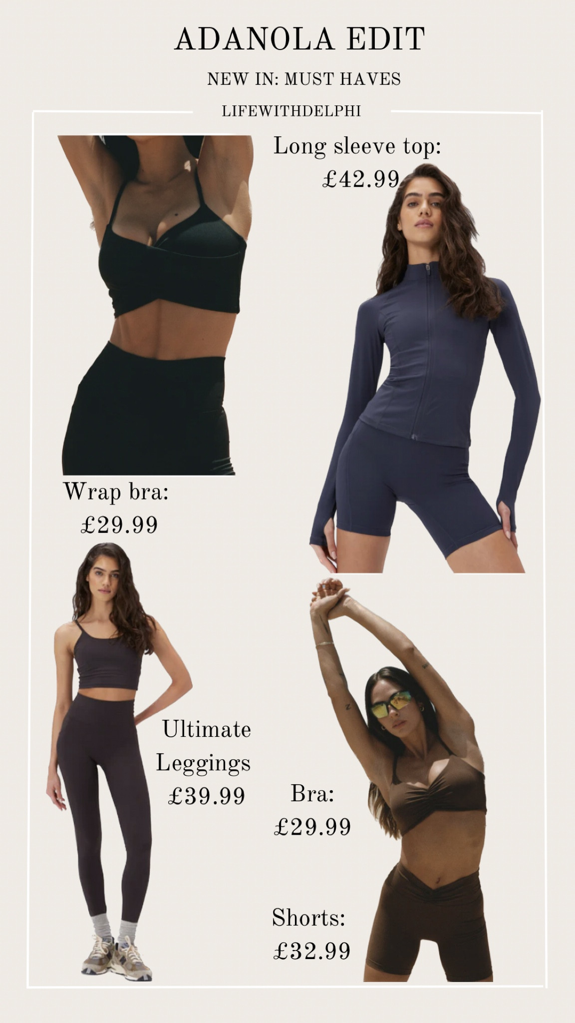 New in, Adanola must haves! All of these are non negotiable’s in my workout wardrobe! 

#LTKSeasonal #LTKFind