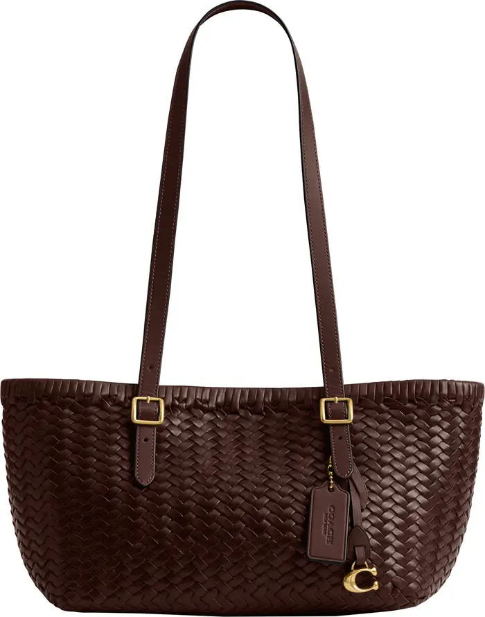 Woven Leather Swing Tote | Nordstrom