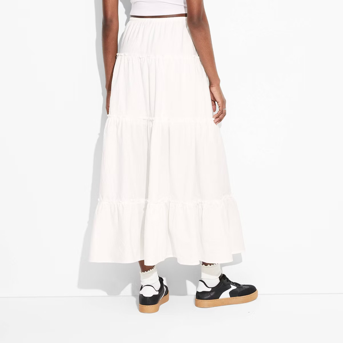 Women's Tiered Linen Maxi Skirt - Wild Fable™ | Target