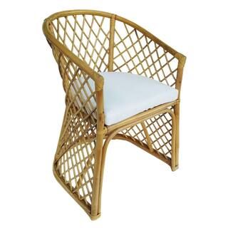 D-Art Collection Natural Rattan Palm Chair AC 27-01 - The Home Depot | The Home Depot