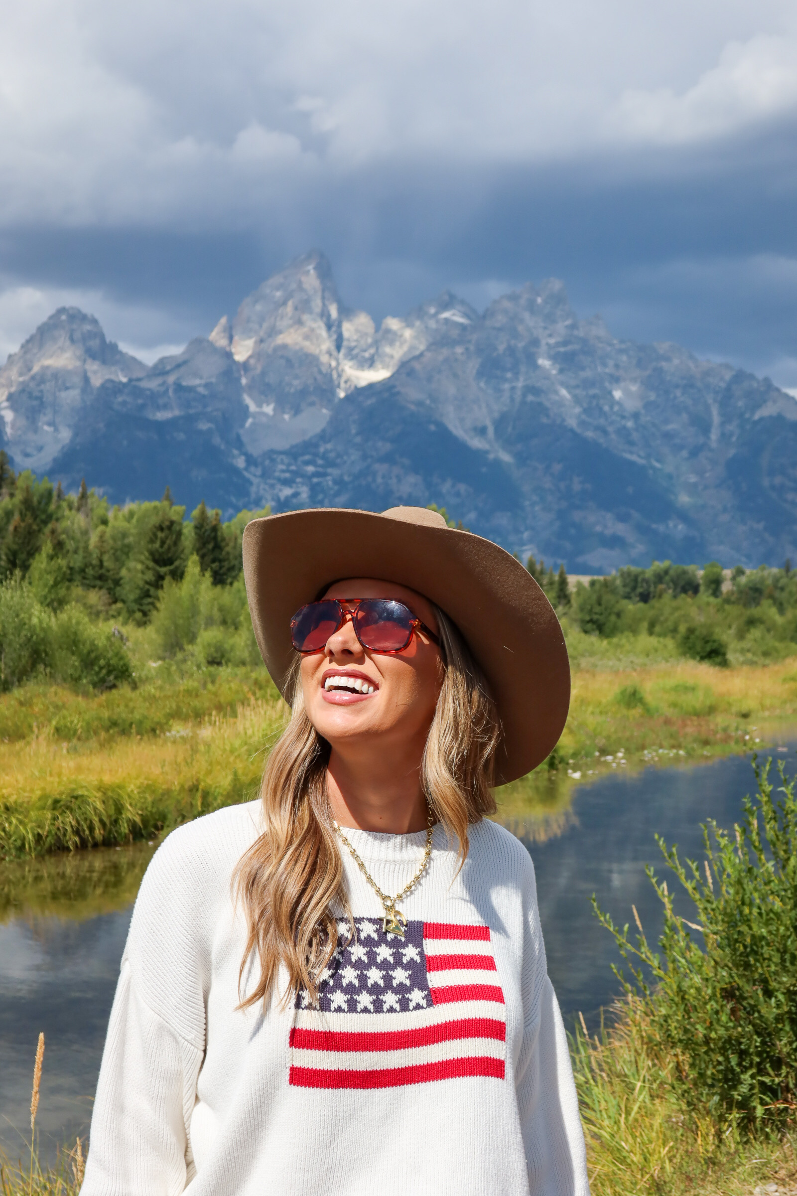 I've wanted an American Flag sweater for SO long, and I found the perfect one! !100% cotton too! Wearing a size medium! 

The Allie + Bess anniversary sale kicks off this week! Code morgan20 is active now through the Power Hour on Thursday, 8/28, 8–9 PM CT (40% off!), use code morgan30 to celebrate the 30% anniversary sale through Sept 1st!

Jackson Hole
Wyoming 
Western style 
Western fashion 

 

#LTKStyleTip #LTKSeasonal #LTKFindsUnder50