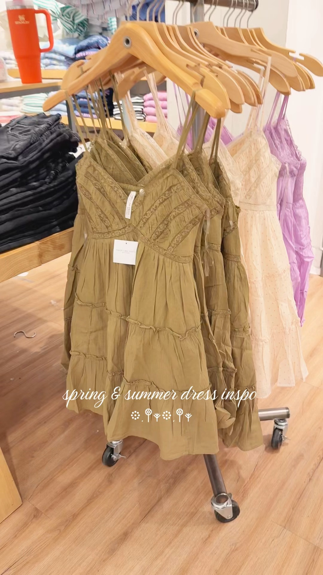 olive mini dress szn 🤠🌿 this flowy lace moment is PERFECT for a country concert… also comes in pink & purple for the cutest easter vibe 💐 
@American Eagle Outfitters #ltkstyle #ltkunder50 #americanstyle #springoutfits #countryconcertoutfit #concertoutfit #minidress #springfashion #easteroutfit #flowydress #lace #outfitinspo #ootd #affordablefashion 

#LTKFestival #LTKSaleAlert #LTKootd