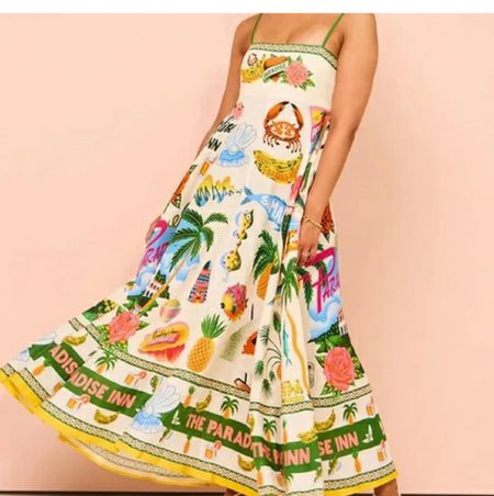 Colorful tropical print maxi dress, vacation dress 

#LTKfindsunder100 #LTKSeasonal #LTKfindsunder50