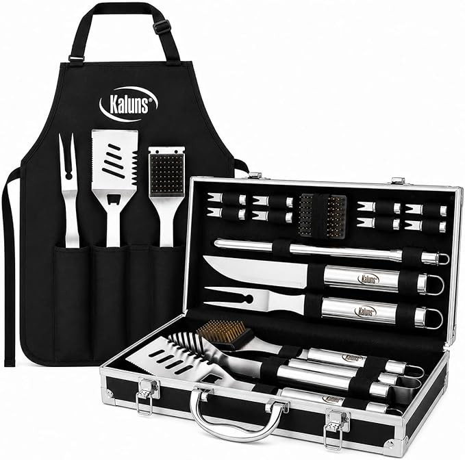 Kaluns Grilling Accessories, Dad Gifts for Fathers Day, Grilling Gifts, Heavy Duty Stainless Stee... | Amazon (US)