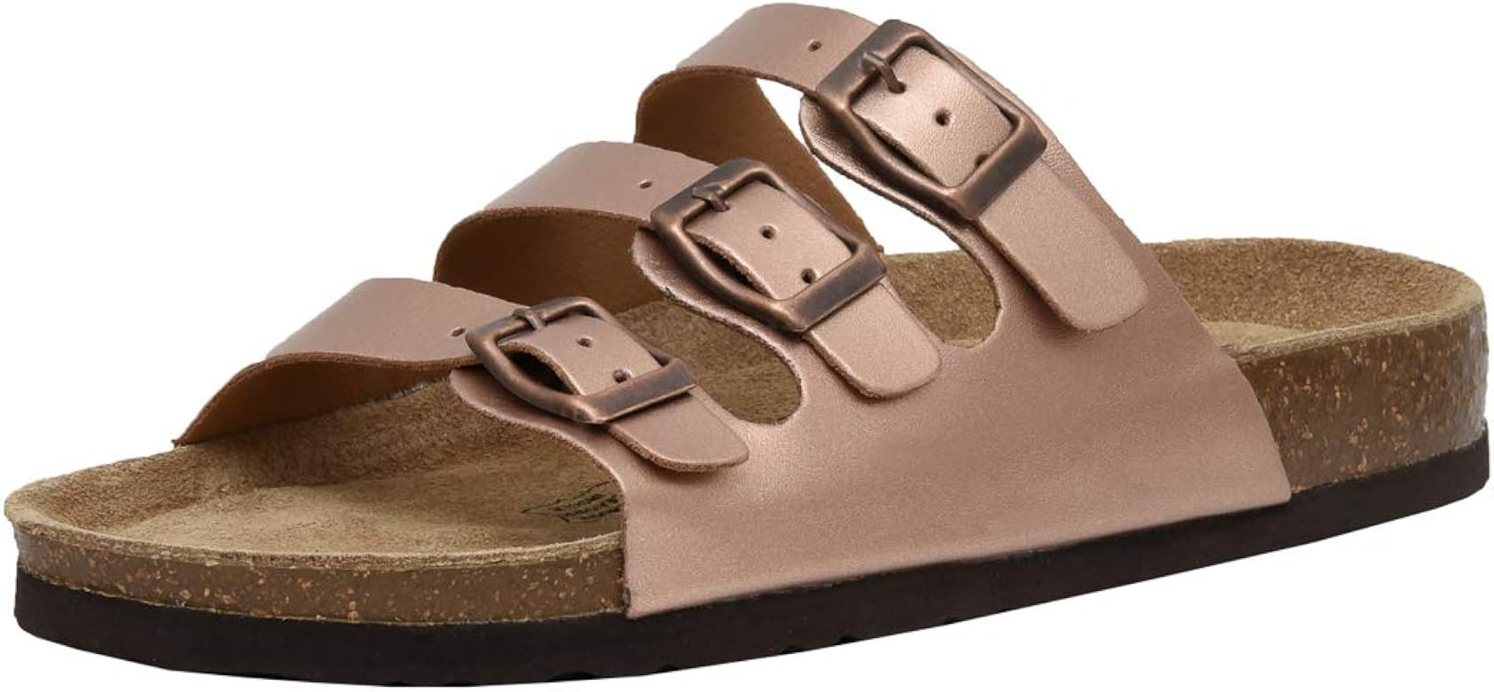 CUSHIONAIRE Women's Lela Cork footbed Sandal with +Comfort | Amazon (US)