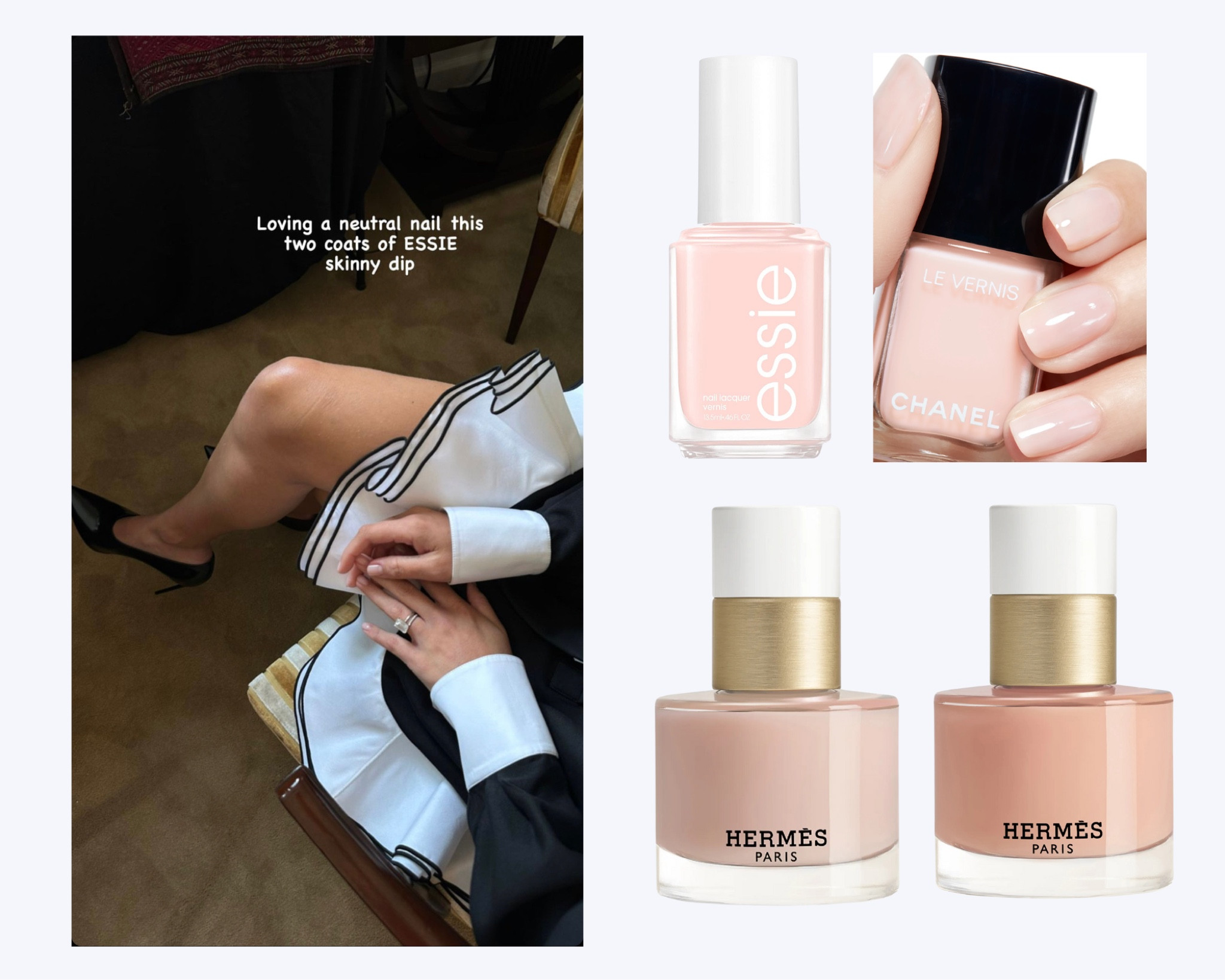 Pale nails are the new look for summer which is funny because this has always been my look. #sofiaritchiegrainge

#LTKbeauty #LTKSeasonal