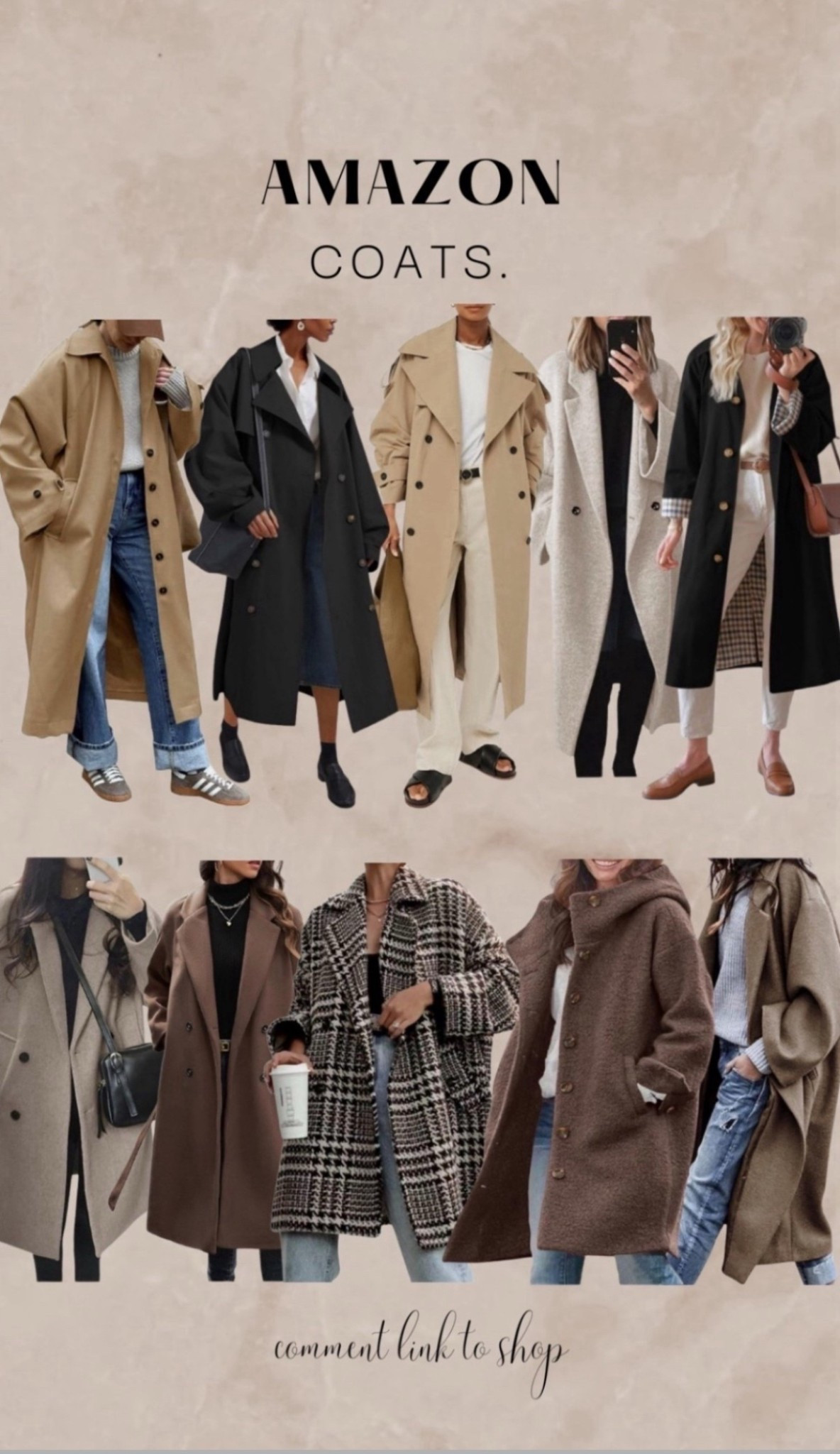 i've done the work for you and put together all the trending styles for fall / winter 2025/26

not to call personal favorites but the plaid lining in the trench coat is too beautiful 🍂🤤 

oversized, cozy, warm.. here you go.  enjoy shopping !

#outerwear #longcoat #oversizedcoat #coats #amazoncoats