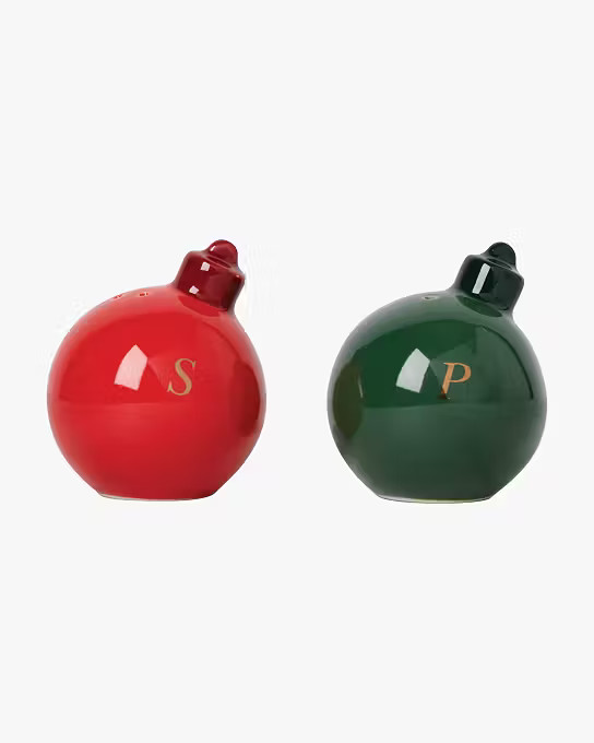Merry & Bright Salt & Pepper Ornament | Kate Spade (US)