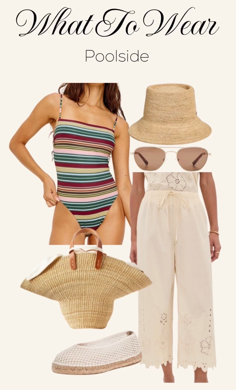 Swimwear. Poolside outfit. One-piece swimsuit. Summer outfit. Vacation outfit.

#LTKgrwm #LTKTravel #LTKSwim