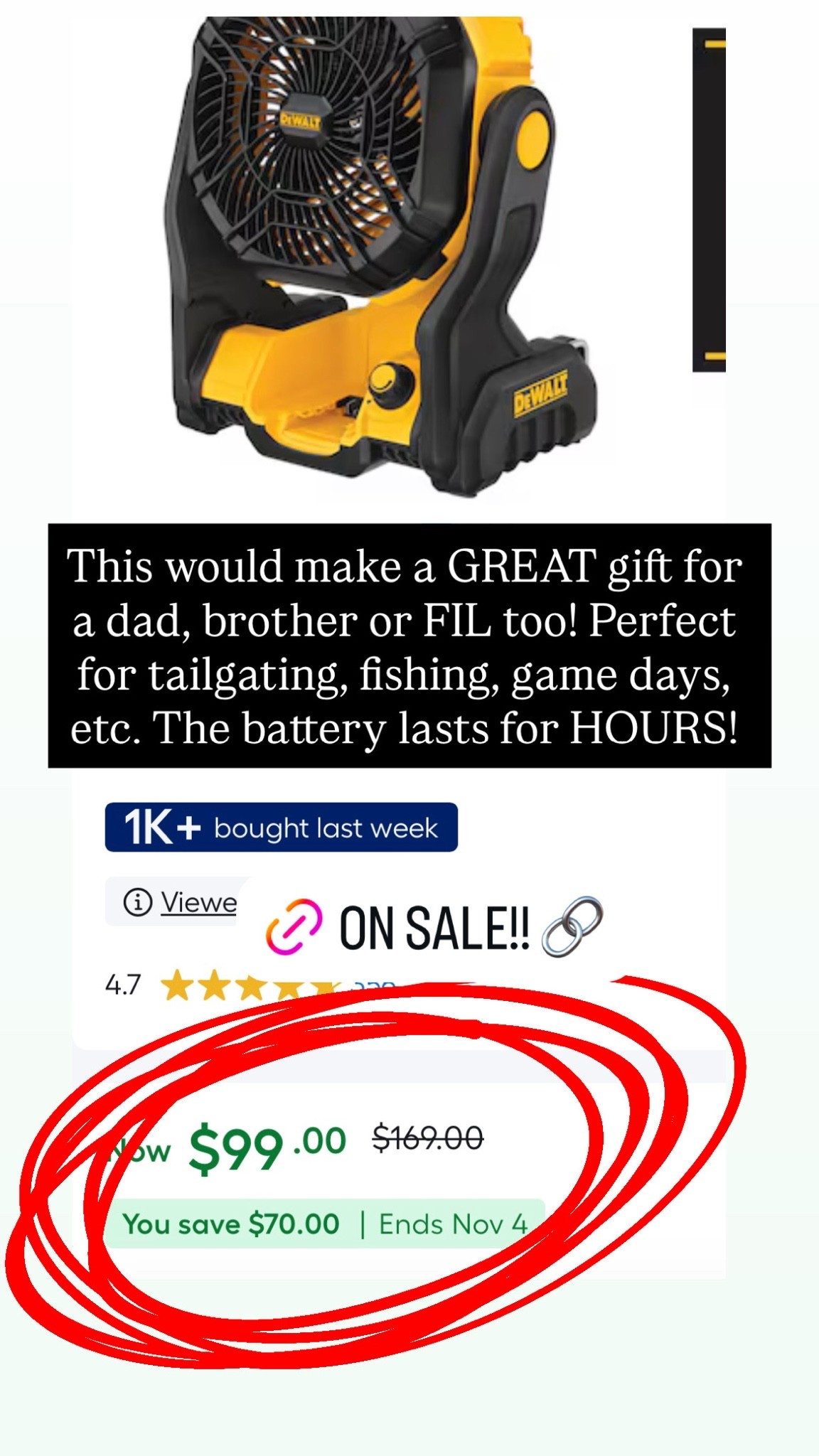 Gift idea for the outdoorsman on your list! The battery lasts for hours!!

#LTKSaleAlert
