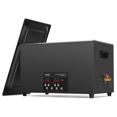 VEVOR 30L Ultrasonic Cleaner, 600W Digital Ultrasonic Cleaning Machine with Upgraded Degassing and Gentle Mode, Black | Target
