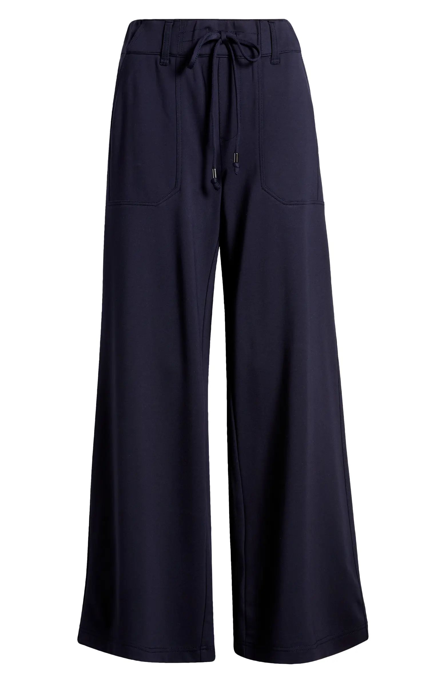 'Ab'Leisure Pull-On High Waist Wide Leg Knit Pants | Nordstrom