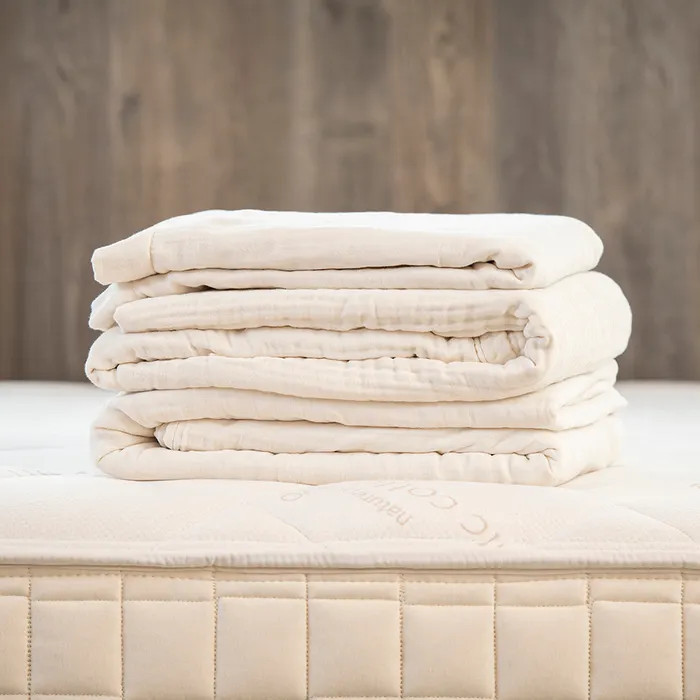 Organic Cotton Breathable Muslin Blanket | Naturepedic