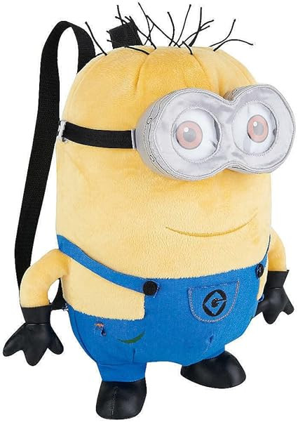 Minions Despicable Me 2 Two Eye 14-Inch Plush Backpack | Amazon (US)