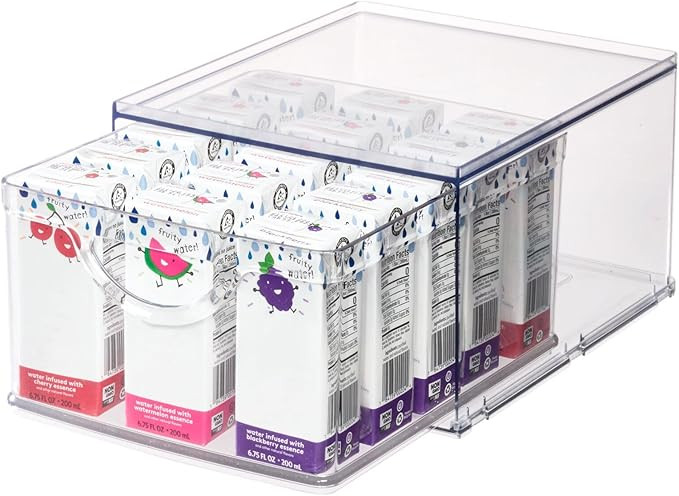 iDesign Recycled Plastic Cabinet and Pantry Storage Bin with Drawer – 10.43” x 8.8” x 5.75... | Amazon (US)