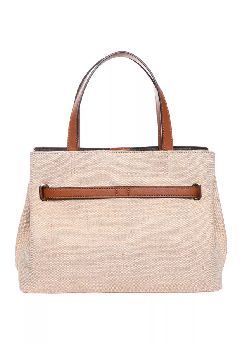 Canvas Belted Satchel Bag | Belk