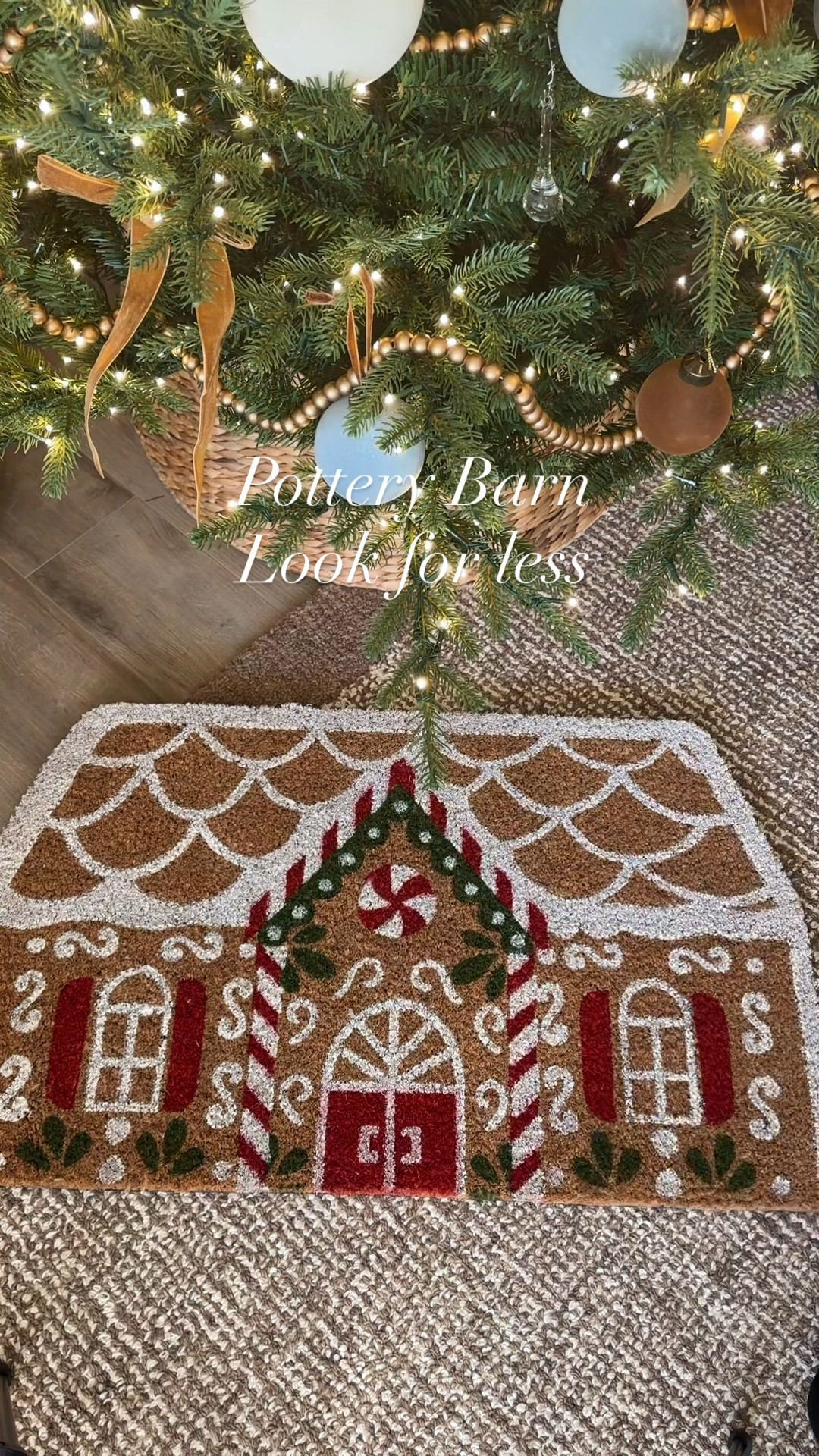 Pottery barn look for less: $13 gingerbread Christmas doormat from Target! 

#LTKHoliday #LTKHome #LTKSeasonal