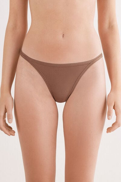Intimissimi Ultralight Cotton String Panties Woman Natural Size 4 | Intimissimi (US)