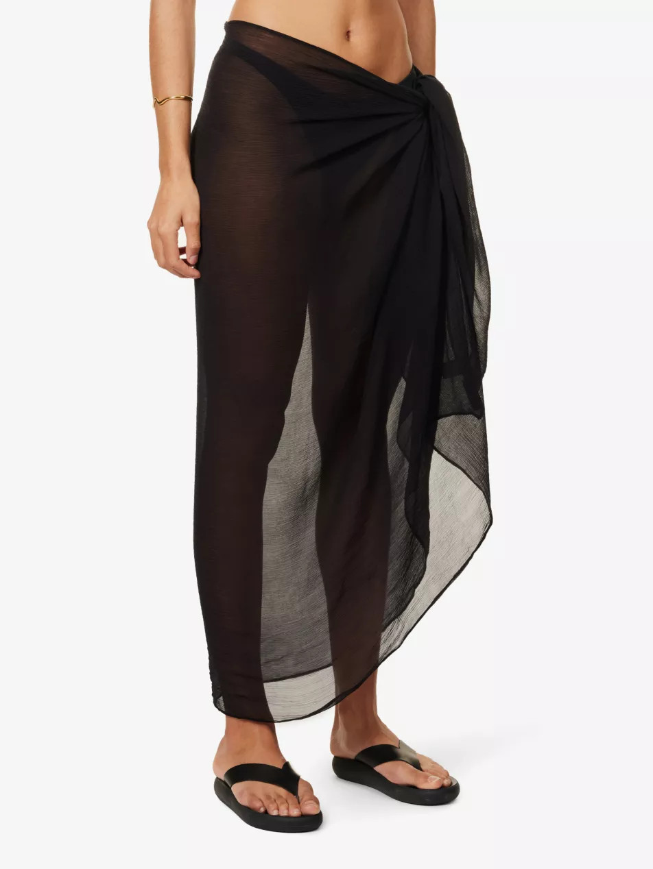 Santorini crepe sarong | Selfridges