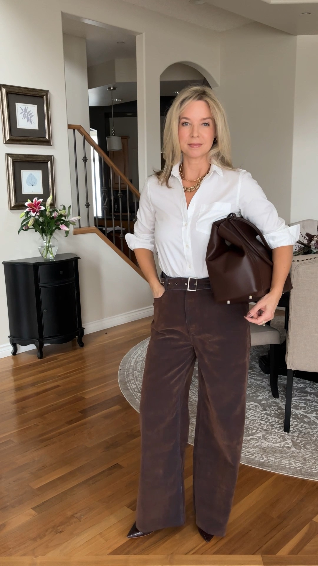 ⭐️Use karla15 for 15% off your first order!

If you are not familiar with Fabrique, they work with 350 designers from all over the world to curate exclusive pieces that are both diverse and beautiful. ✨

Canadians - to order, contact Fabrique’s customer care to place an order. We will be able to order from their website starting Nov 19th! 

Wearing size M in the flocked denim 
Wearing size S in the blazer and down jacket

I can’t get over how stunning these cotton denim jeans are! The double belt loops allow for the traditional cinched waist look or if the belt is moved down, a more modern and unique look can be achieved. Each movement draws the eye to the flocked surface texture. 

The checkered herringbone blazer has a  traditional feel while the slightly oversized look gives a casual feel. Did you notice the elbow patches? That’s my favorite feature on this blazer! I can only label this as impeccably designed and crafted.

Finally, a quilted jacket quite unlike any other. Every detail has been thought of and executed. 
Made from water resistant cotton, it also offers wind resistance.
It can be worn as a more boxy look or the waist can be adjusted for a more fitted feel. I adore the corduroy detail in this jacket! 

The calfskin leather bag I’m sporting is also from Fabrique. It is reversible and can be worn 6 different ways! If you are looking for a quality bag, this is it!! 

Use code karla20 to save $20 on the bag. Cannot be combined with other code.

#LTKStyleTip #LTKOver40 #LTKTravel