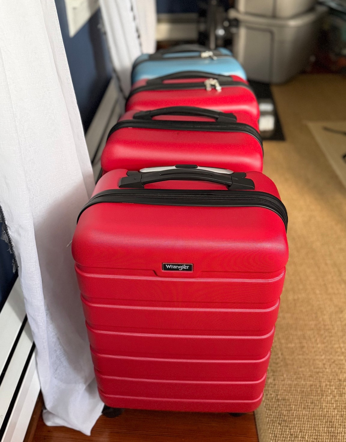 I wanted each of our kids to have their own rolling carry-on bag for our trip to Finland - both because it made them feel special, and because we wouldn’t have to check more than one bag.

These bags from Wrangler were perfect! They’re hard-sided, so they’re tough, and they are the perfect size to fit in the airplane overhead bins.

#LTKTravel #LTKHoliday #LTKKids